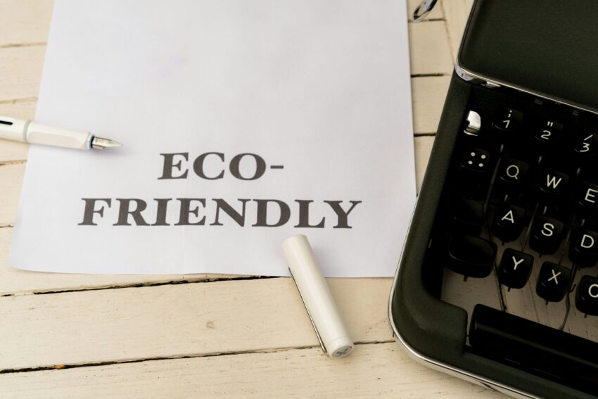 eco-friendly text